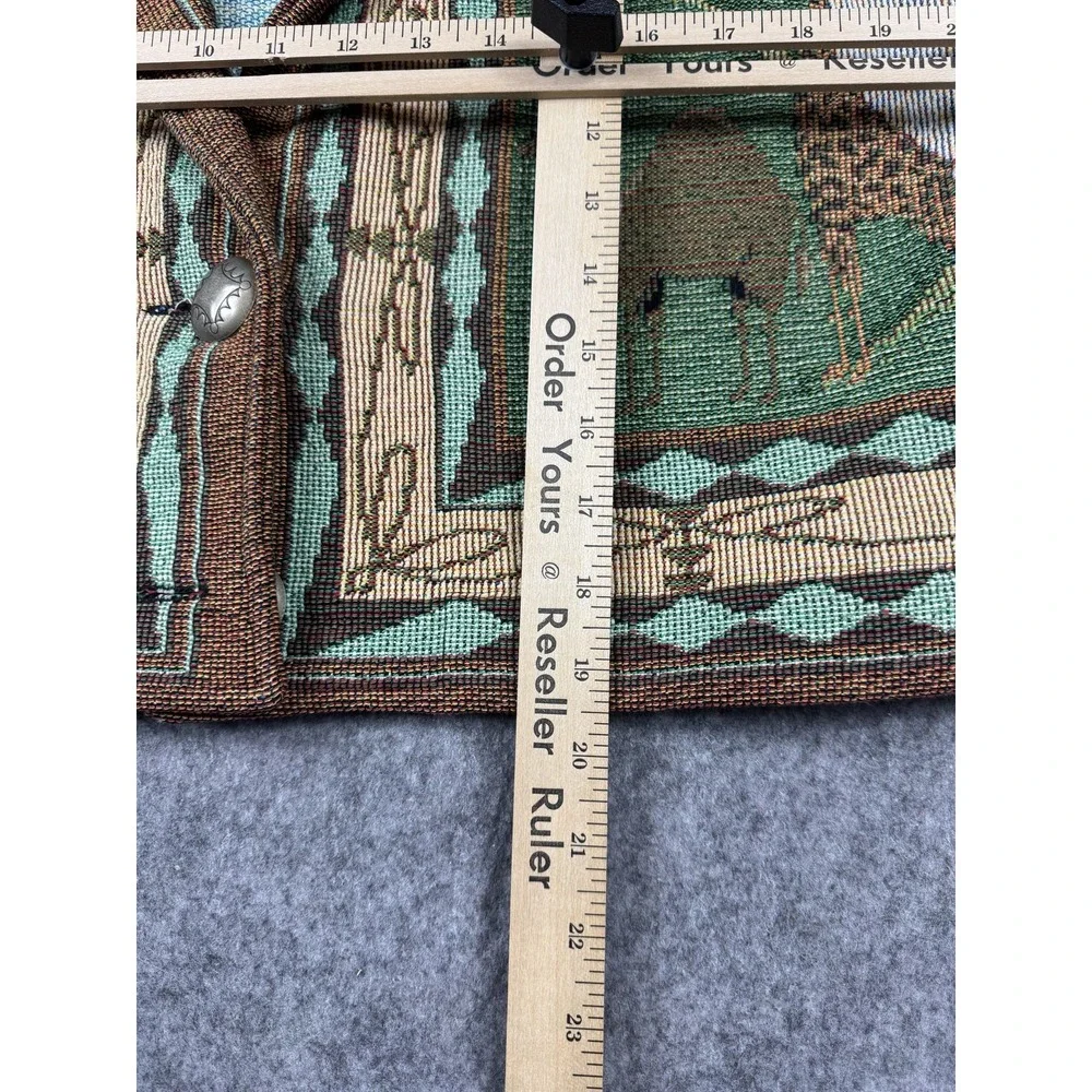 Warren Kimble Painted Pony Jacket Womens Medium Noah's Ark Tapestry USA 90's NEW
